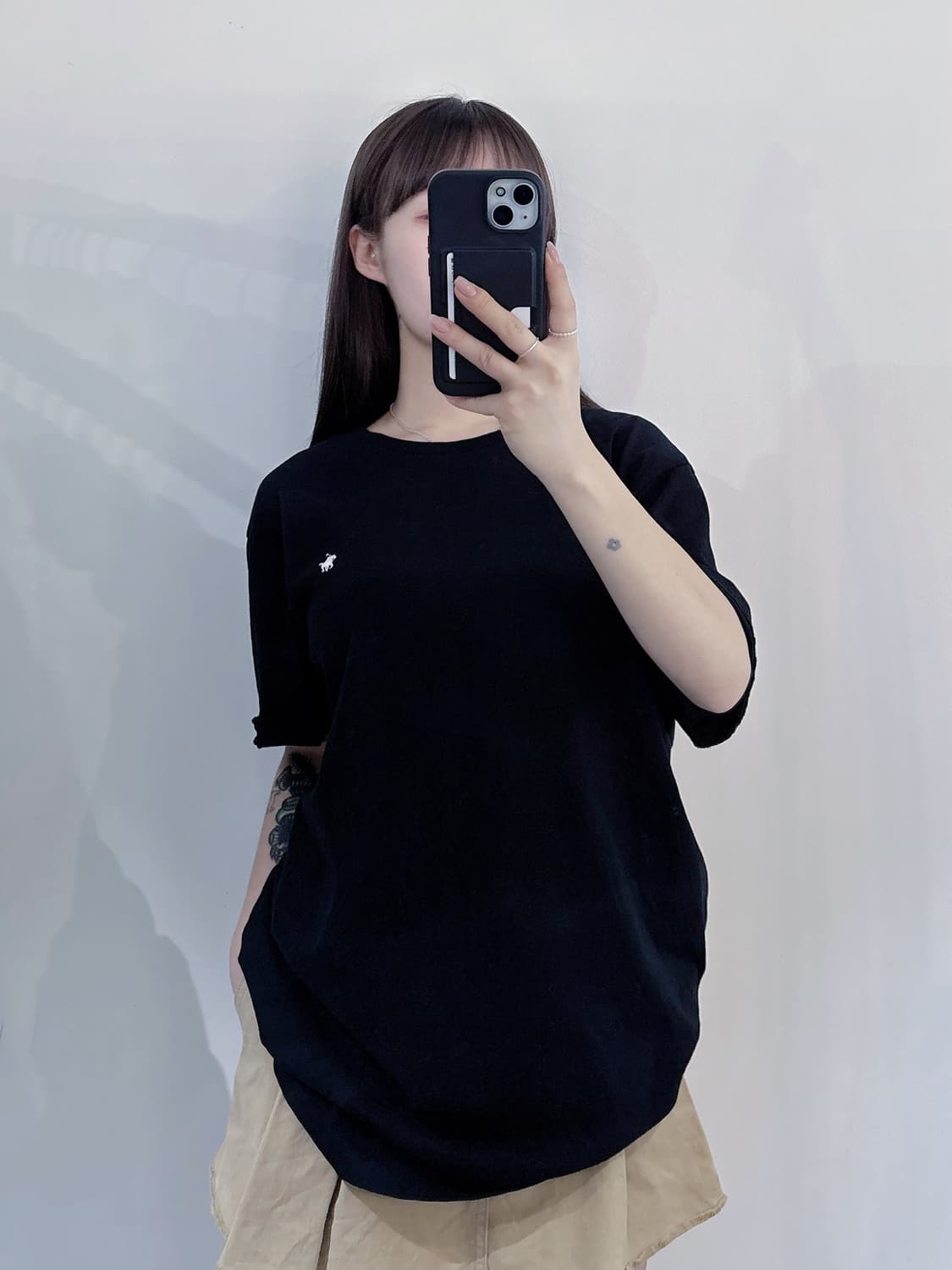 폴로랄프로렌 화이트포니 블랙 반팔 상품이미지2