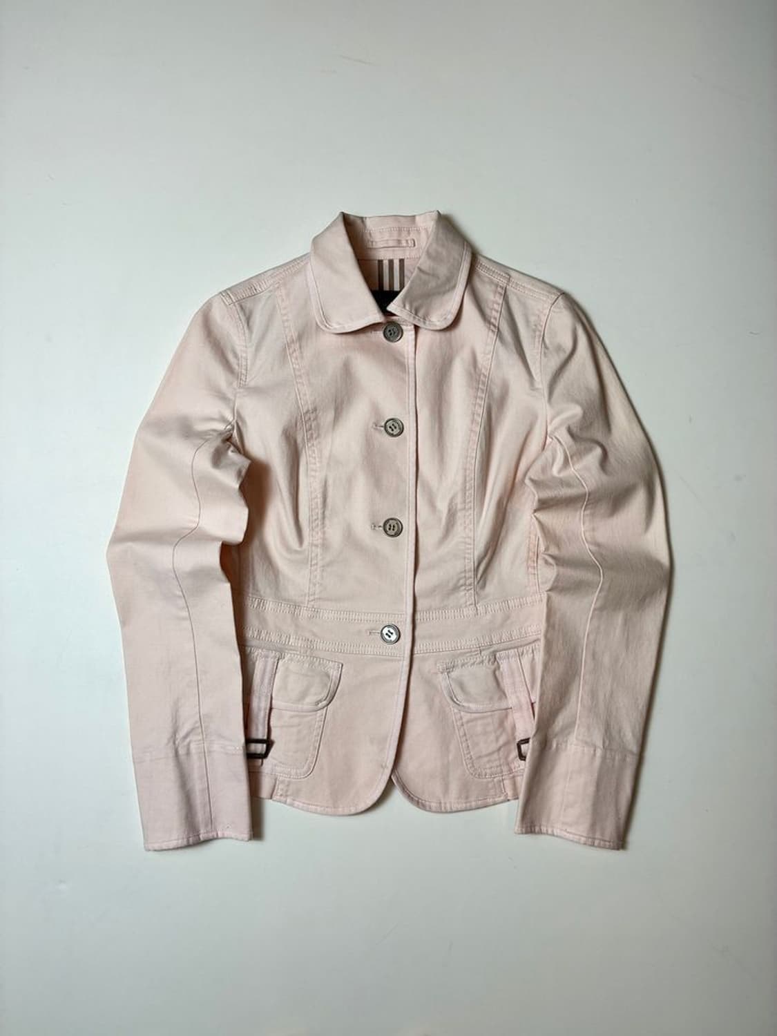버버리 00's 재팬 핑크 숏 자켓 PN8267 상품이미지1