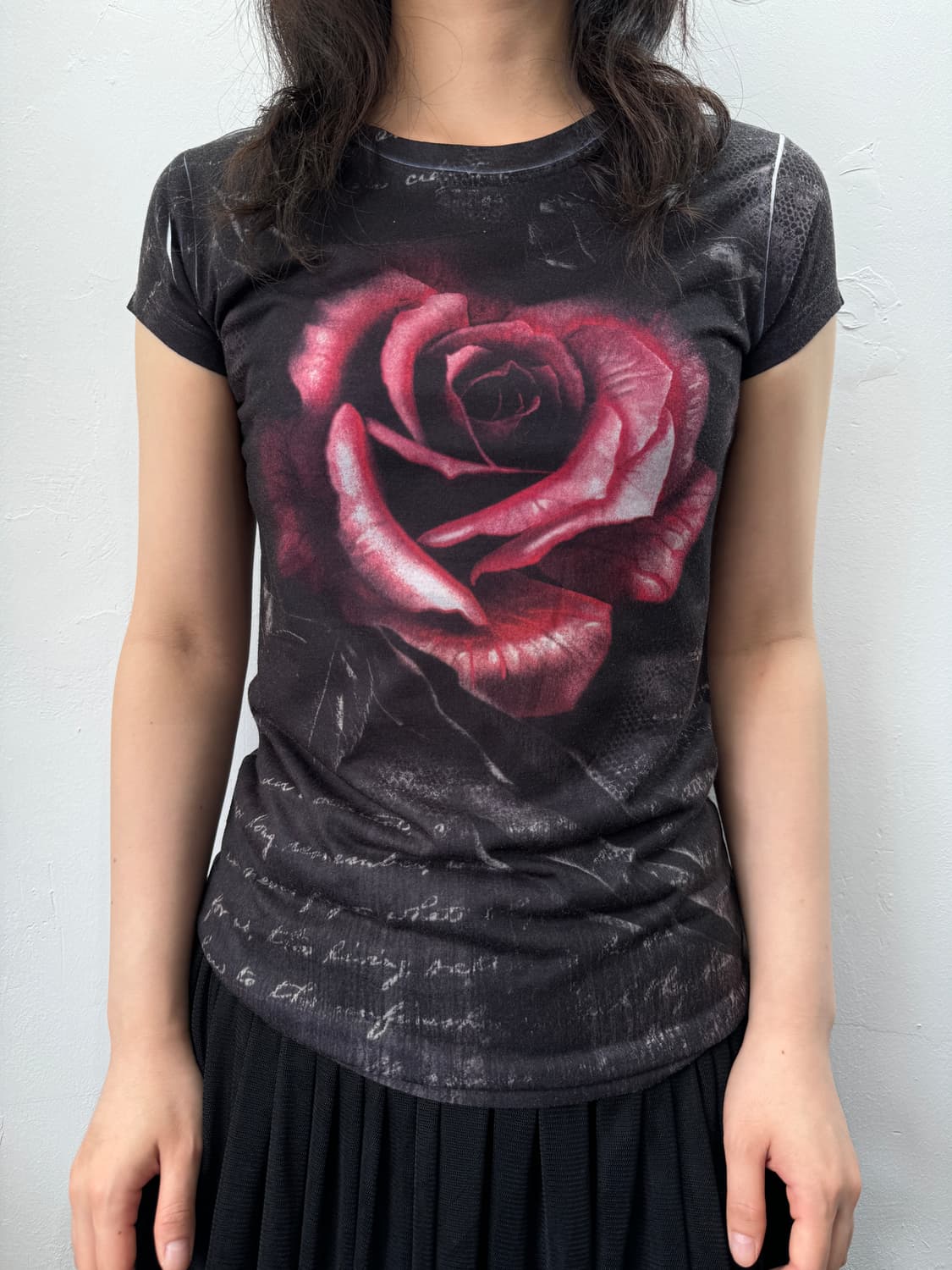 rose design slim top 상품이미지2