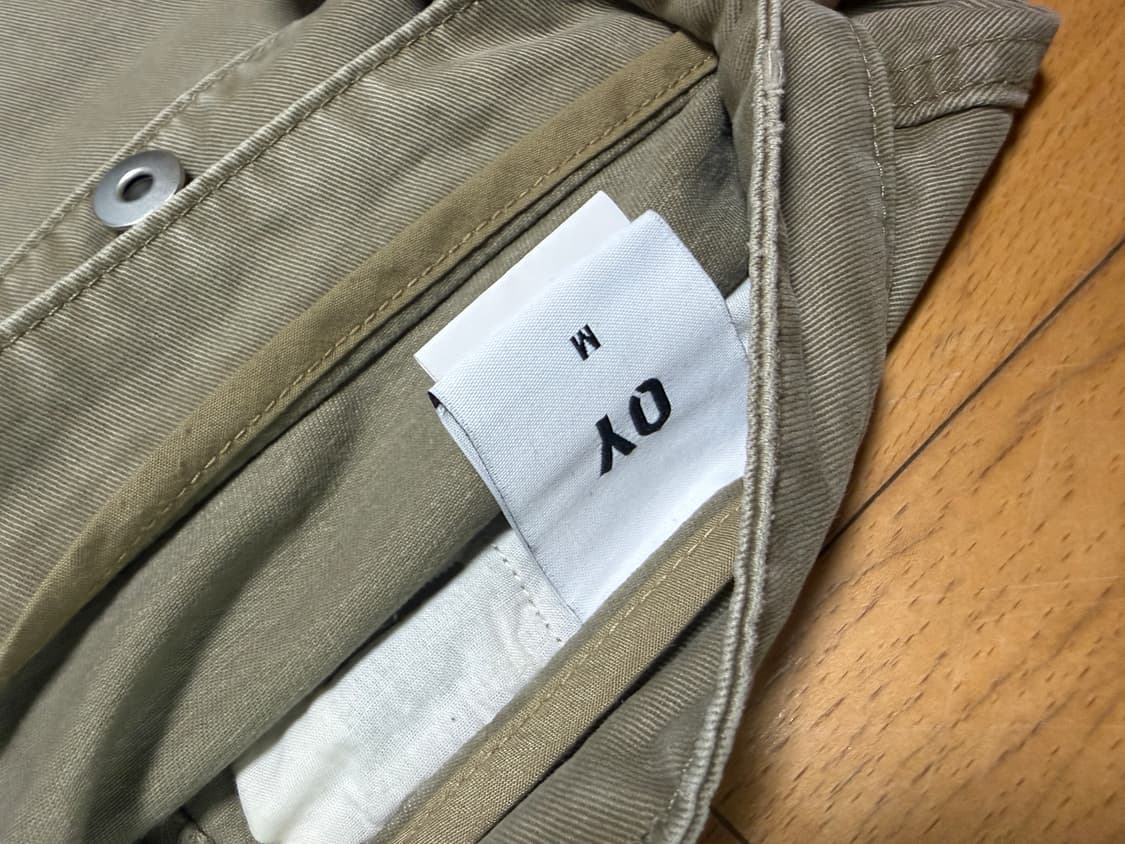 오와이 워시드 베이지 카고 팬츠 M 상품이미지3