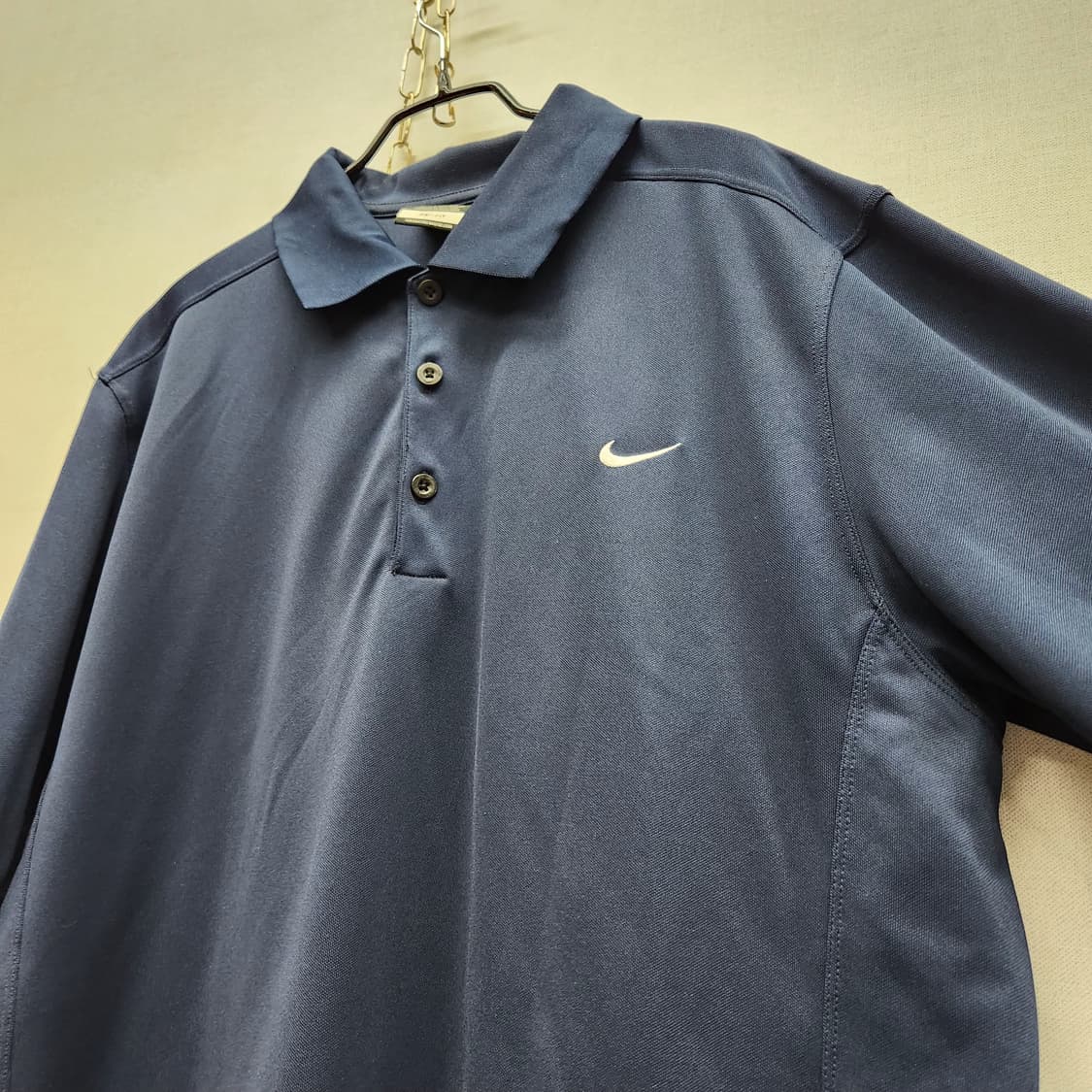 나이키 골프 드라이핏 로고자수 반팔카라 L(XL) 상품이미지3