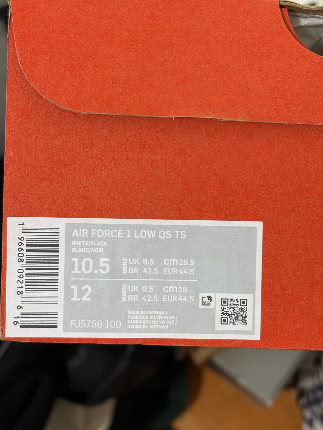 나이키 에어포스1 로우 QS TS 테러스쿼트 상품이미지4