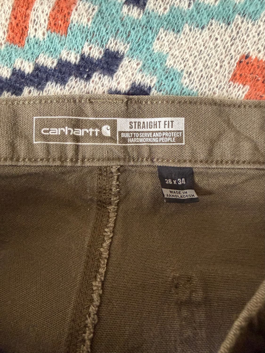 칼하트 더블니 스트레이트핏 상품이미지4