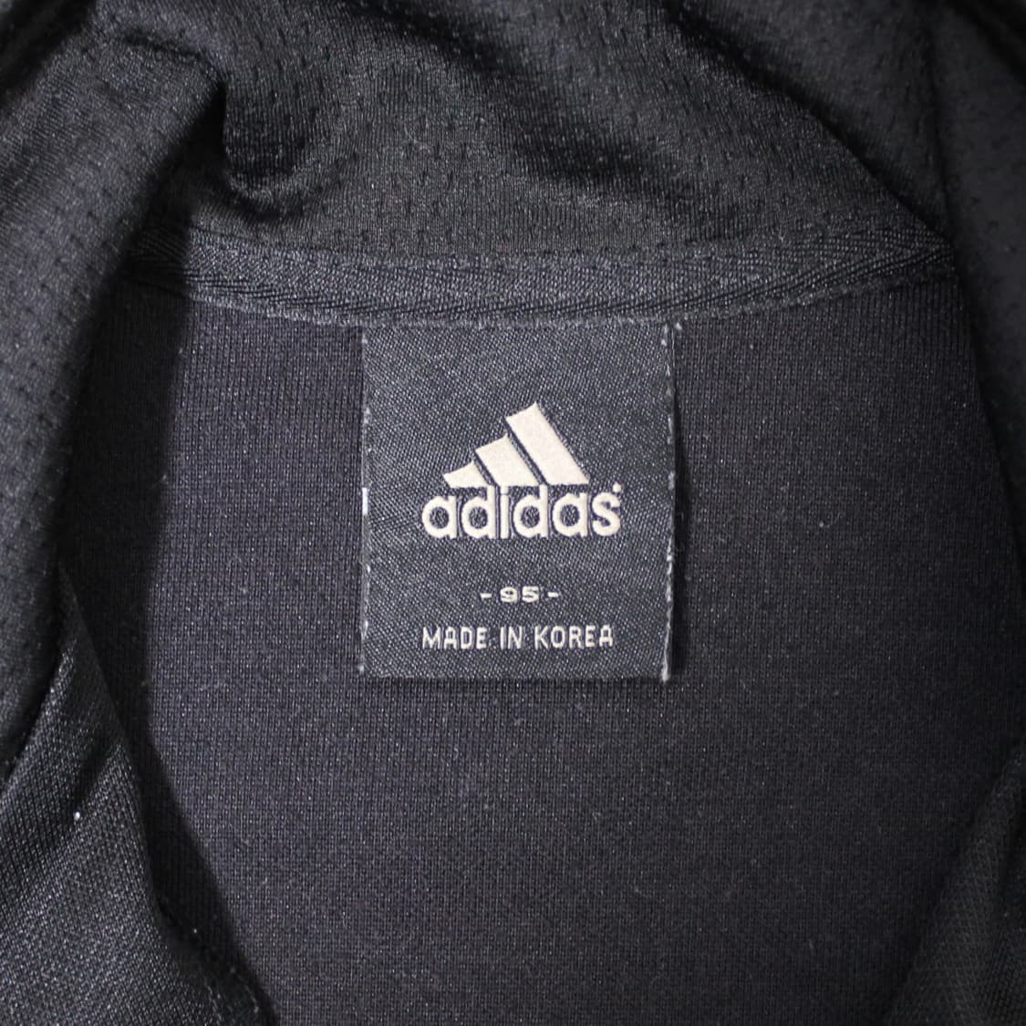 Adidas 아디다스 검 흰 트랙탑 져지 상품이미지3
