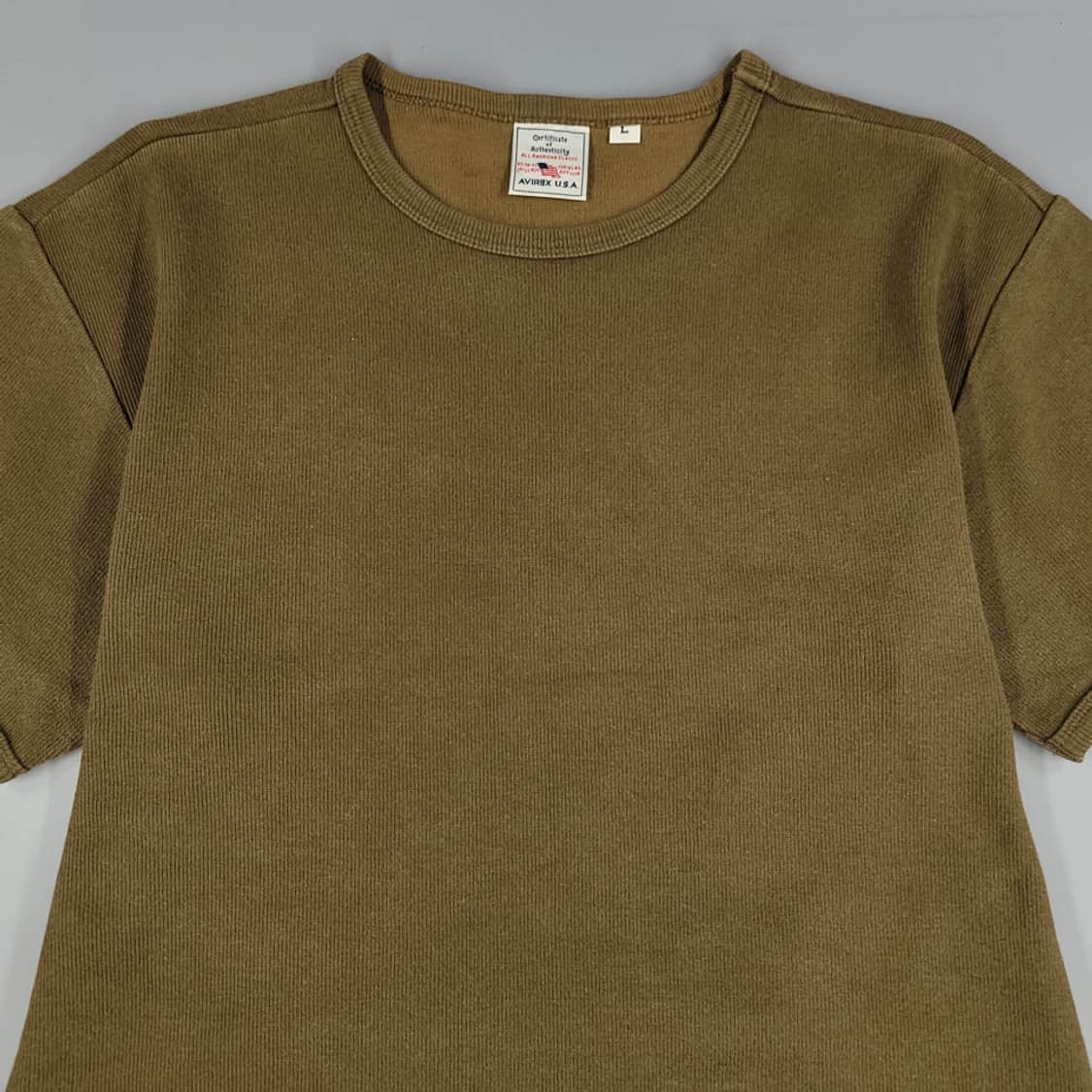 AVIREX KHAKI SHORT SLEEVE KNIT 상품이미지4