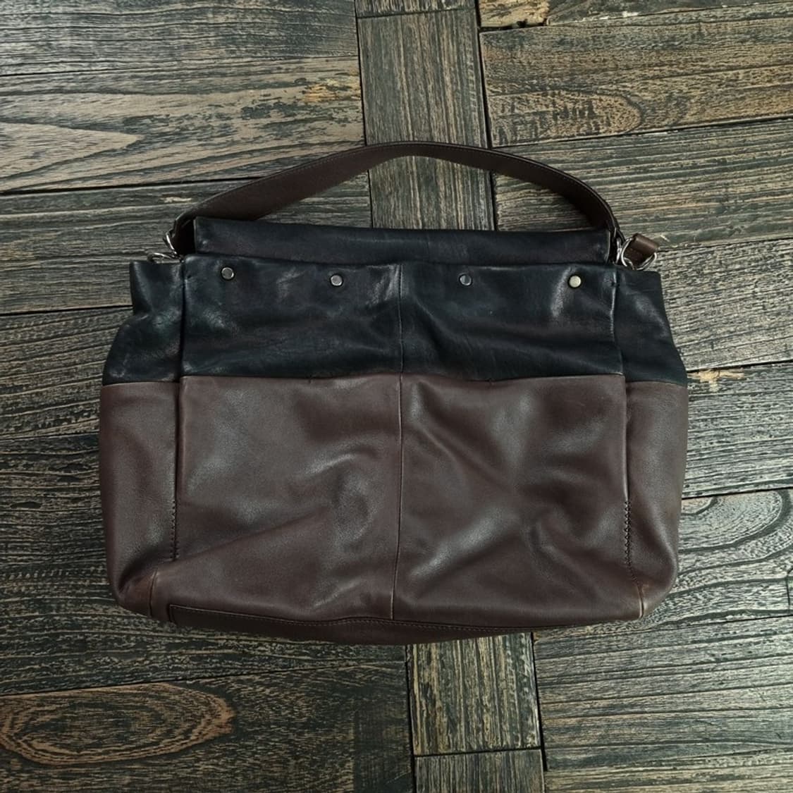 [랑방] 빈티지 레더 투웨이 크로스 토트백 P01603 상품이미지3