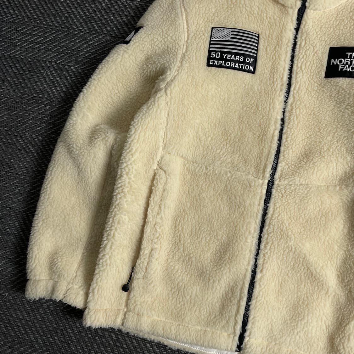 노스페이스 스노우 플리스 자켓 베이지y 3658 상품이미지4