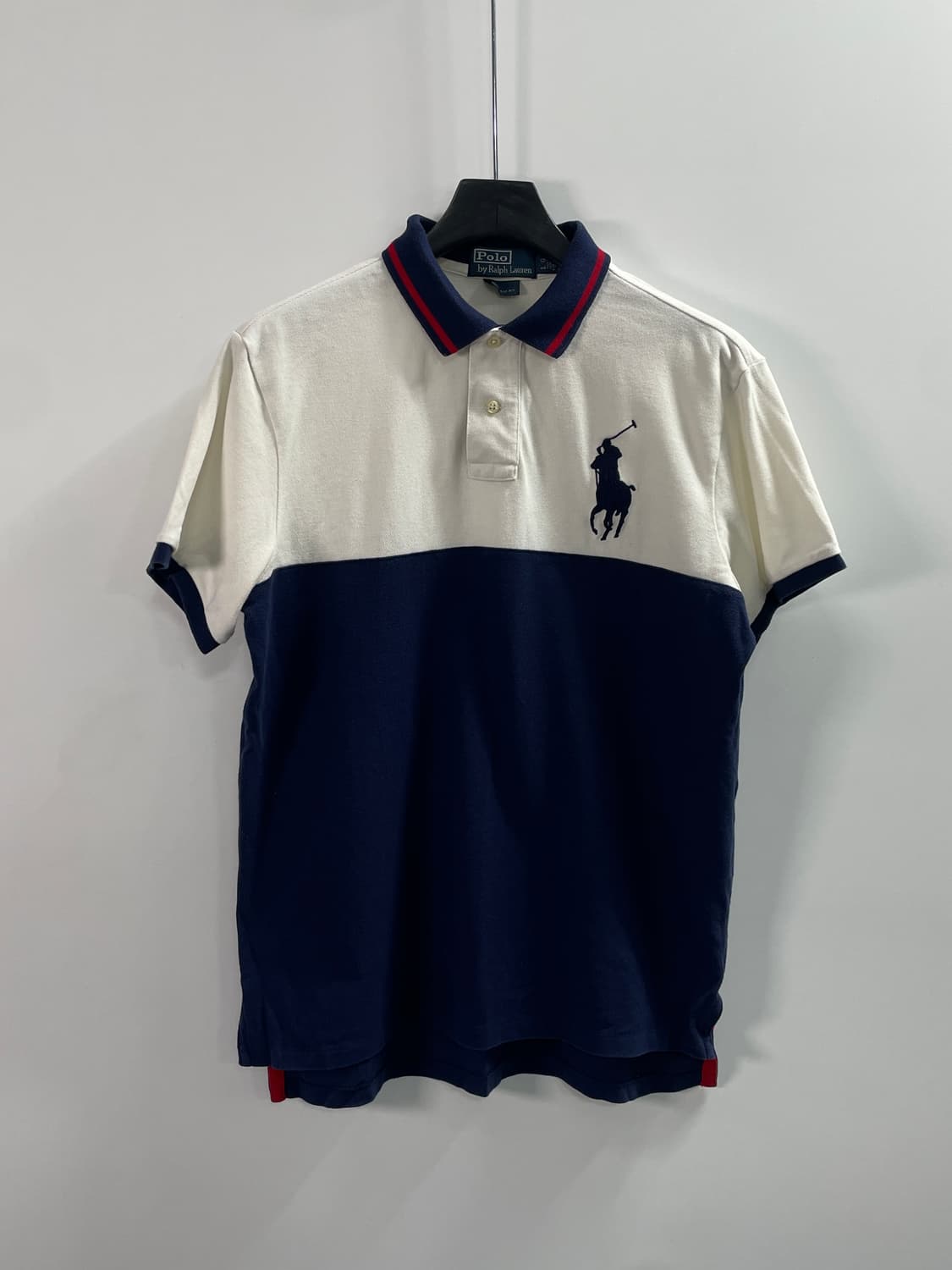 폴로 랄프로렌 빅포니 투톤 반팔 카라티 (on.706) 상품이미지1
