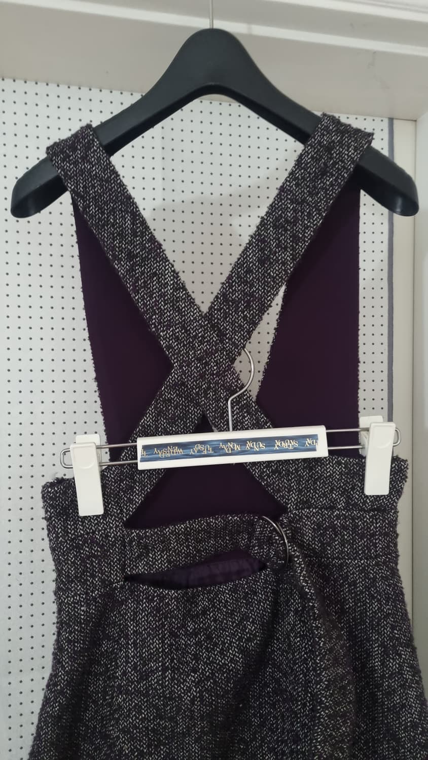 쥬시쥬디 모직 뷔스티에 멜빵 원피스 상품이미지8