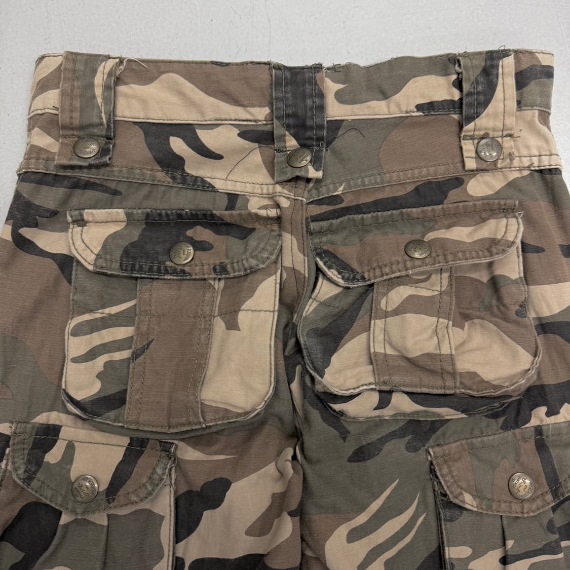 멀티포켓 Y2K 카모 탄창 와이드 빈티지 카고팬츠 상품이미지6