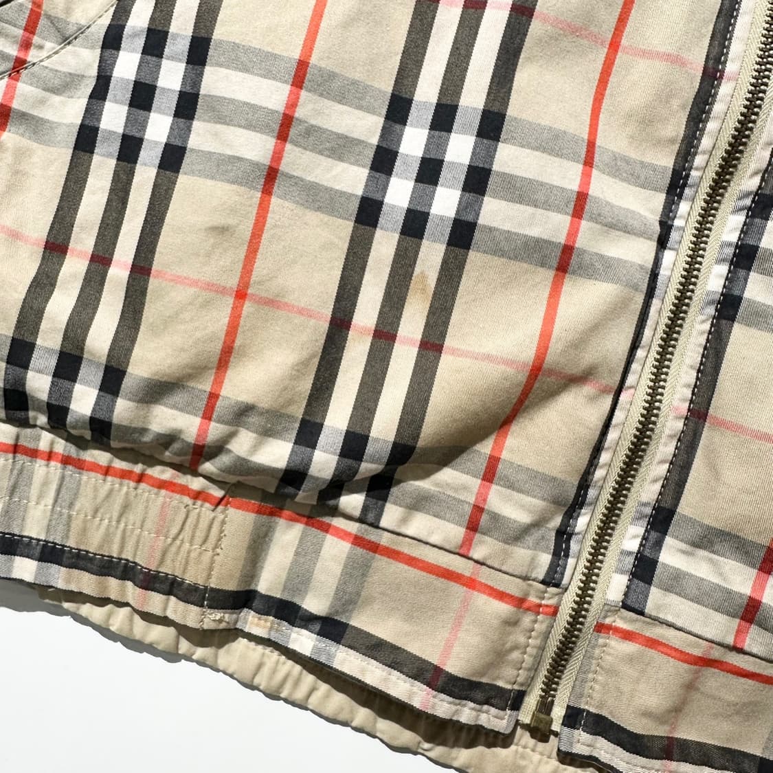 버버리 리버시블 노바체크 블루종 자켓 상품이미지9