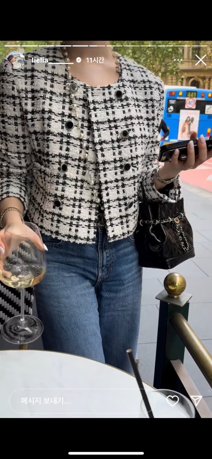 카디얼레드 트위드자켓 상품이미지1