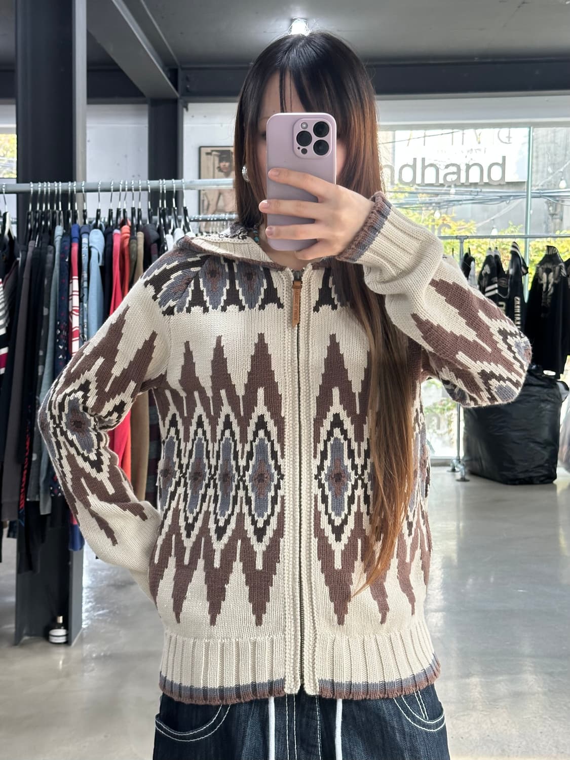 히스테릭글래머 후드 코위찬 집업 상품이미지5