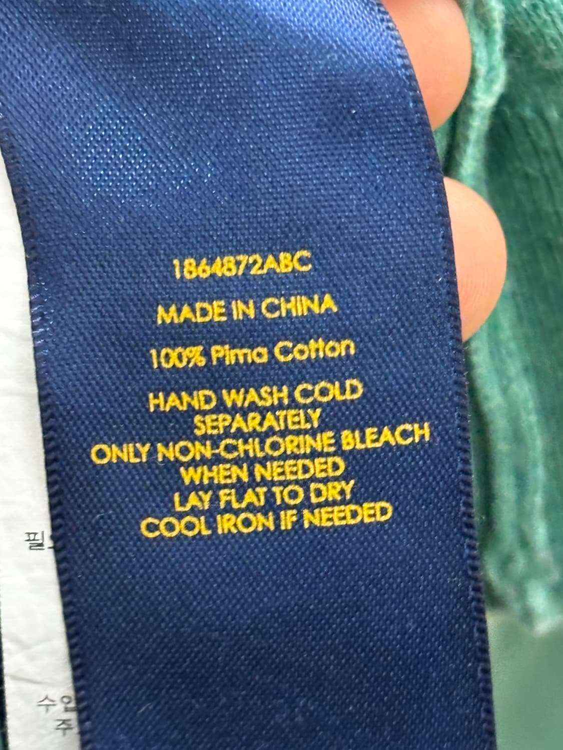 폴로 랄프로렌 남성 피마 코튼 니트 M 상품이미지8