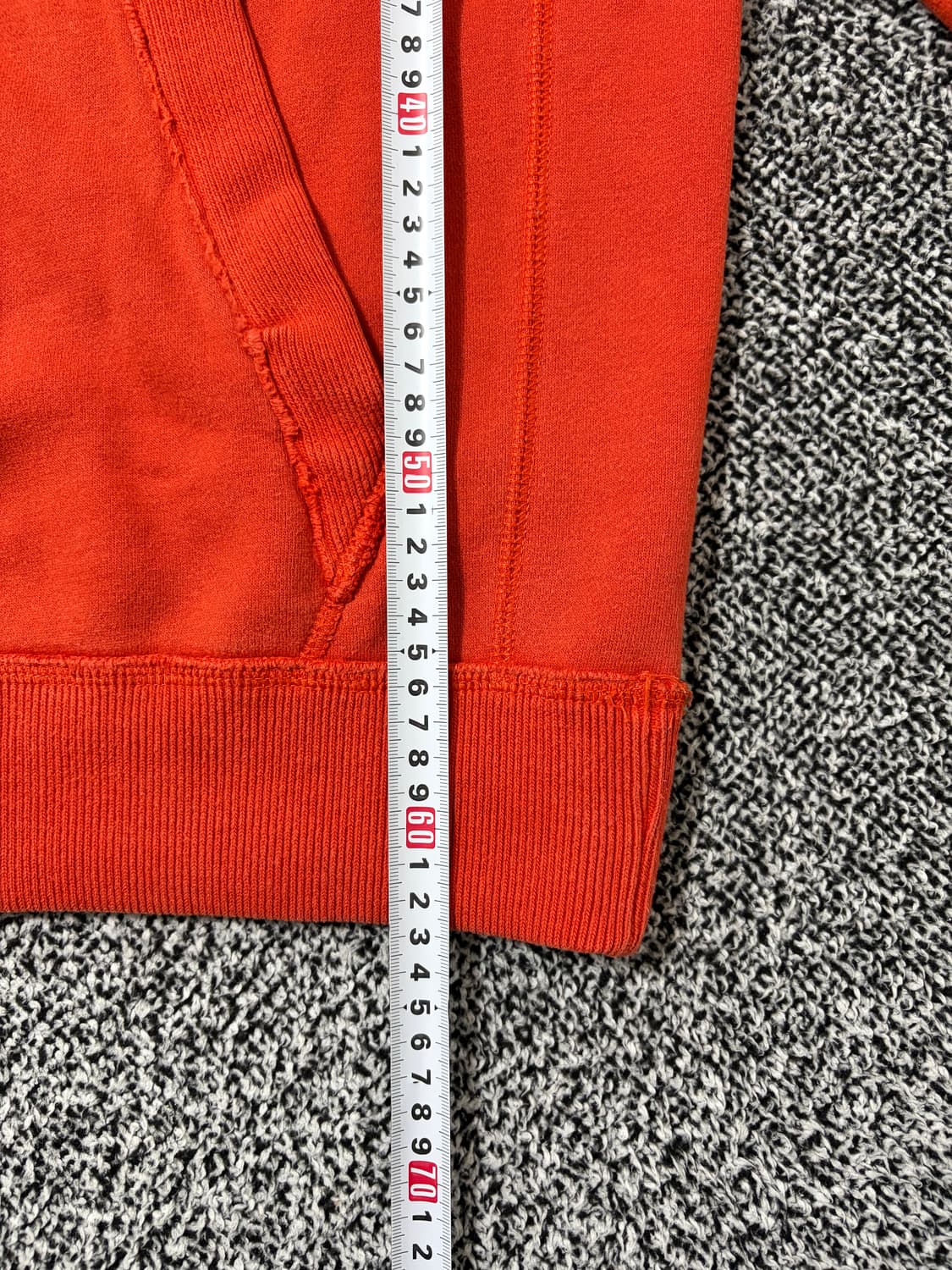 빈티지9. 아베크롬비 오렌지 기모 후드티셔츠 상품이미지6