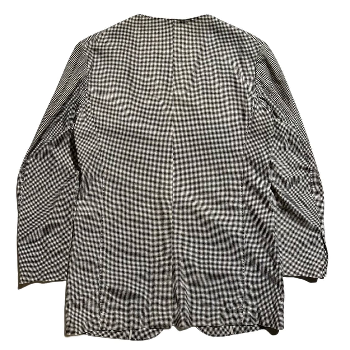 (새상품) Roliet 카라리스 린넨 코튼 체크 자켓 상품이미지2