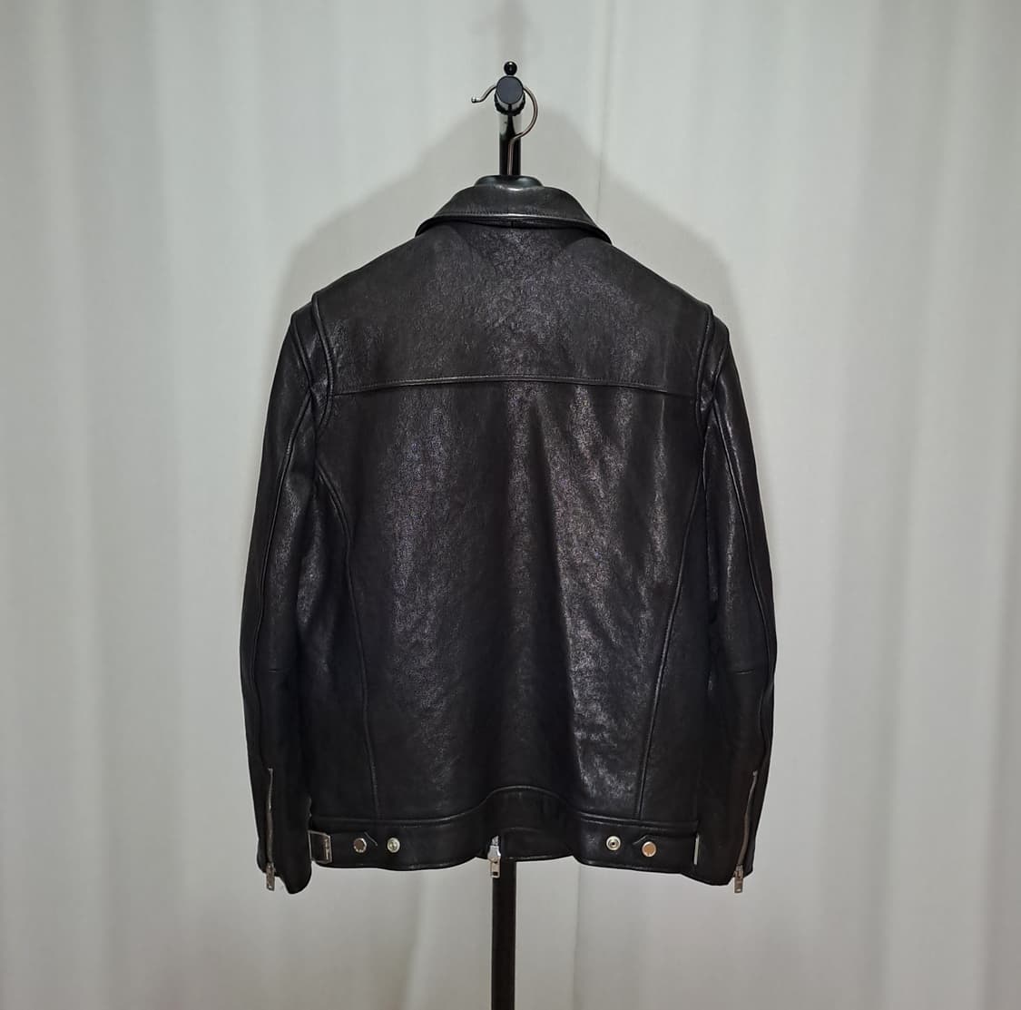 (택포) 느와르라르메스 싱글 양가죽 자켓 46 B493 상품이미지5