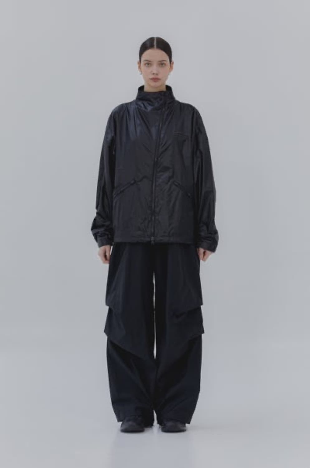 트리밍버드 2-way Silhouette Bending Pants 블랙 상품이미지2
