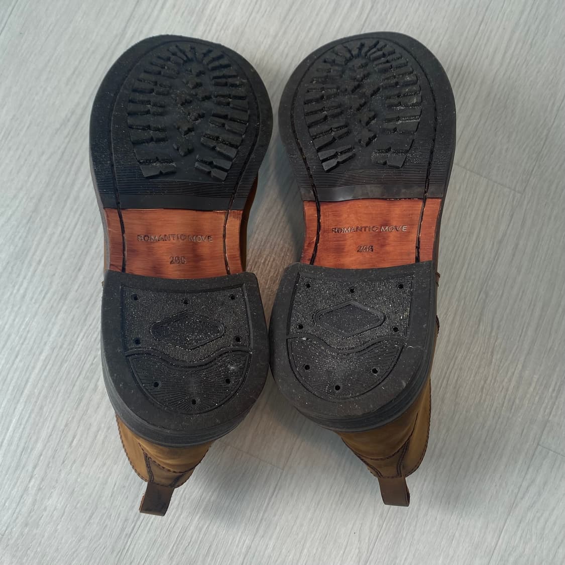 로맨틱무브 레일로드 워커 오일 빈티지 브라운 265 상품이미지4