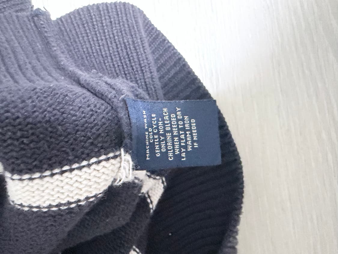 폴로 진스 네이비 니트 집업 상품이미지4