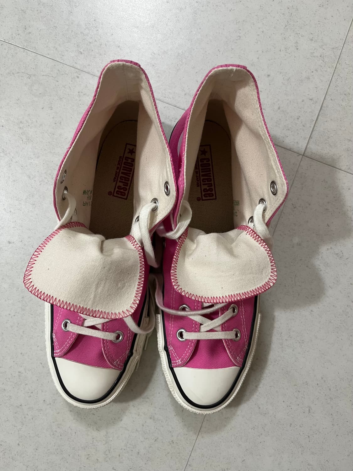 [270 / 8.5] 컨버스 제이하이 제이옥스 핑크 j ox 상품이미지5