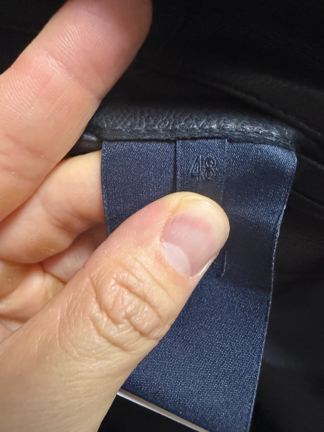 준지 23fw 레더자켓 가죽셔츠 48사이즈 판매합니다. 상품이미지3