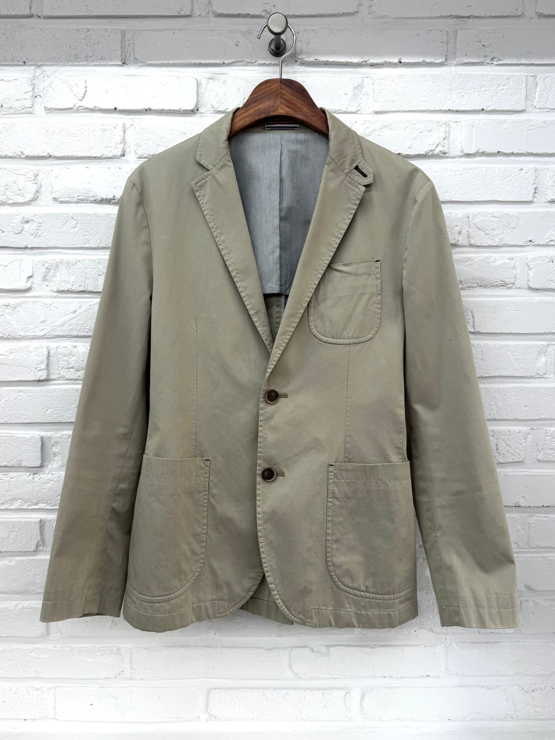 시리즈 에피그램 베이지 암패치 코튼자켓 상품이미지3