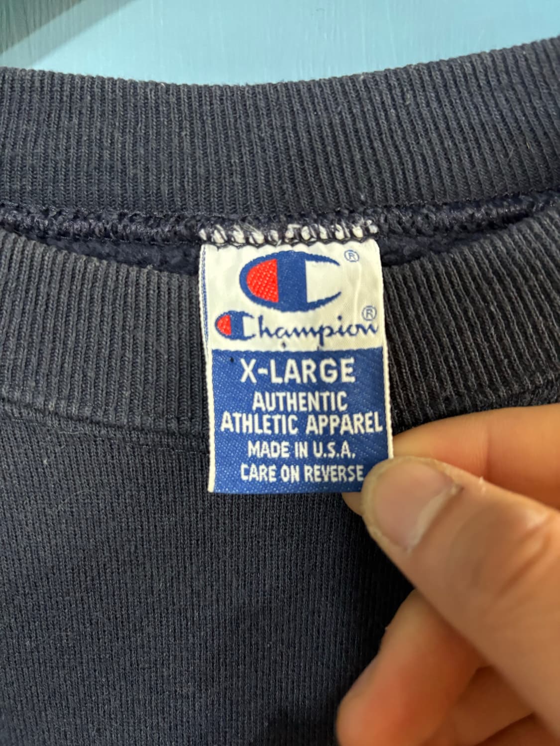 90's Champion USA Sweatshirt. 상품이미지4