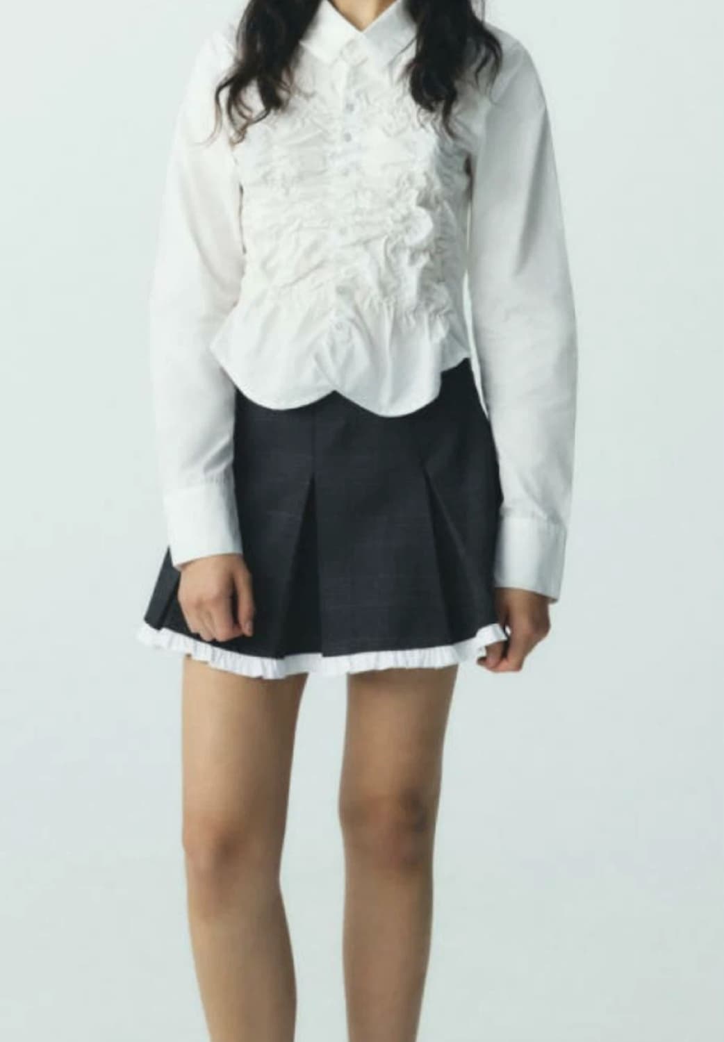 자라 엘라스틱 포플린 셔츠 L 상품이미지3