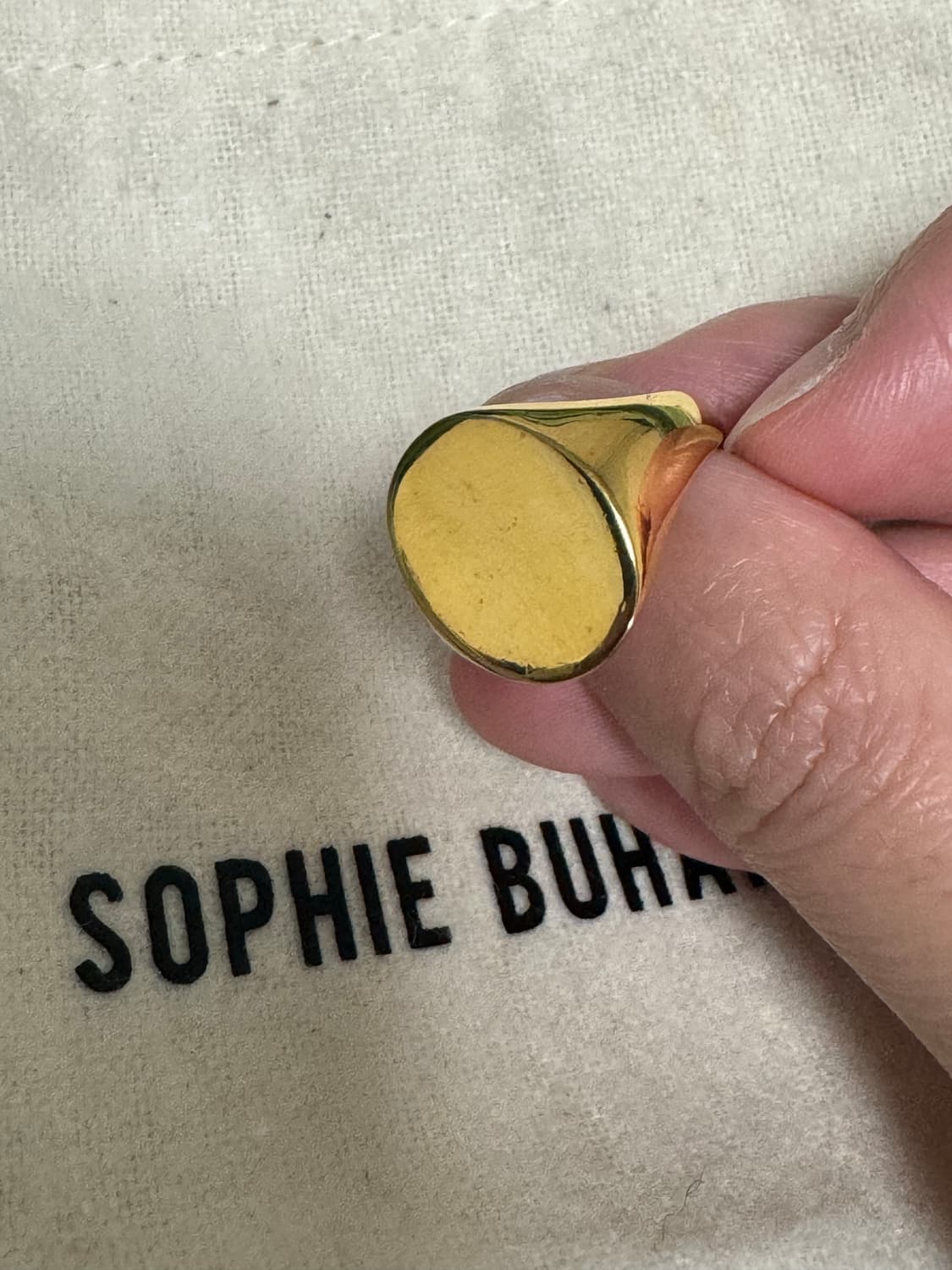 Sophie buhai gold large signet ring 상품이미지8