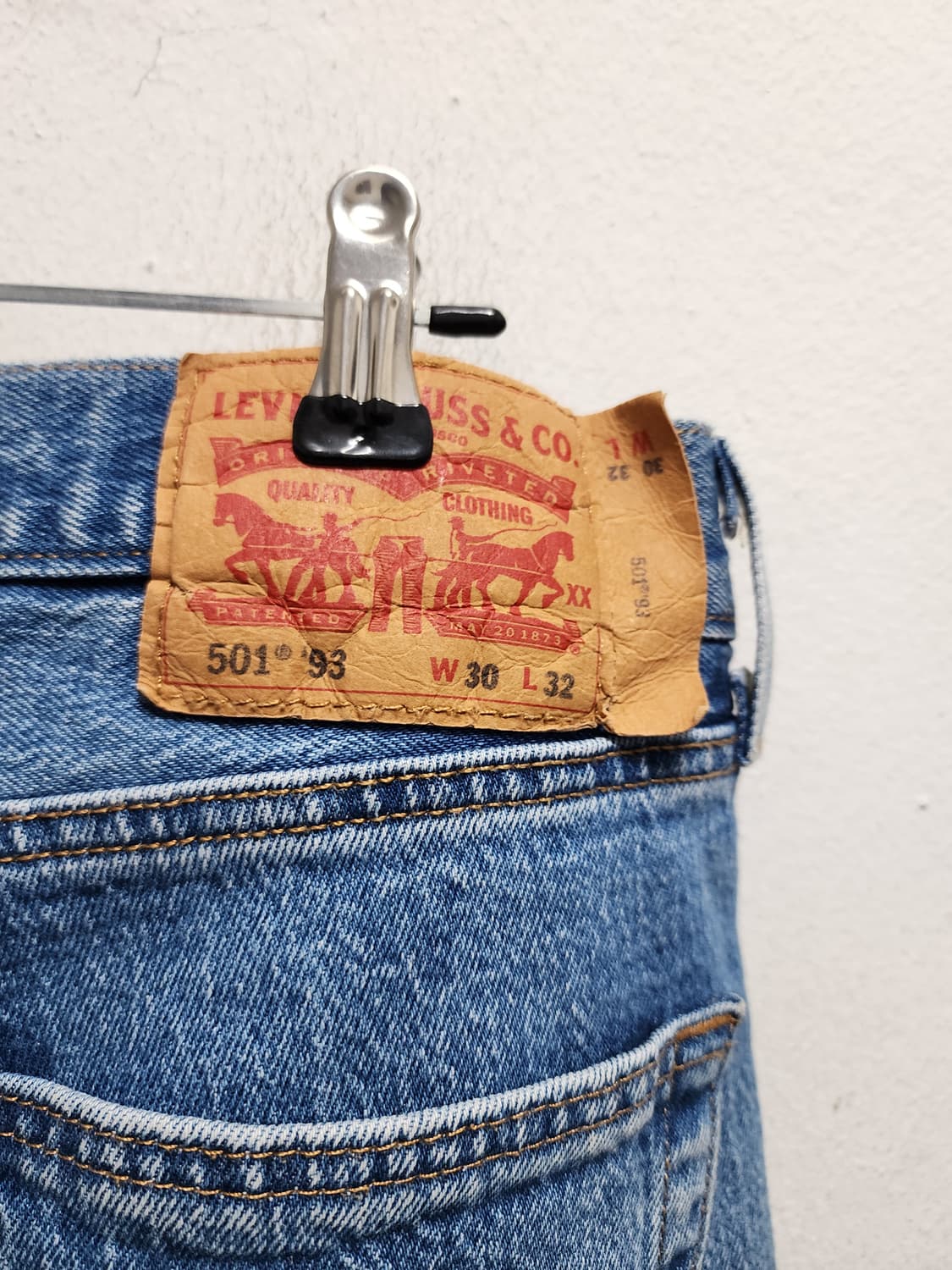 리바이스 93s 501 데님 팬츠 상품이미지4