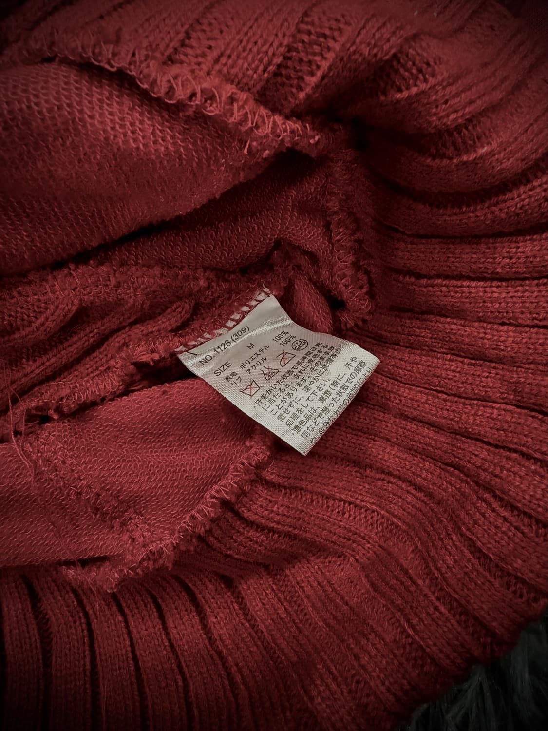 Cecil McBee 레드 Y2K 은장단추 후드집업 상품이미지9