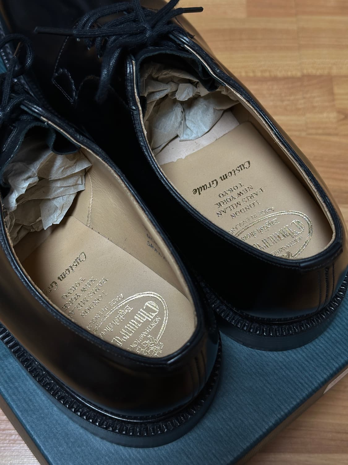 [새제품] 처치스 섀넌 블랙 더비 슈즈 UK 7.5G 상품이미지3