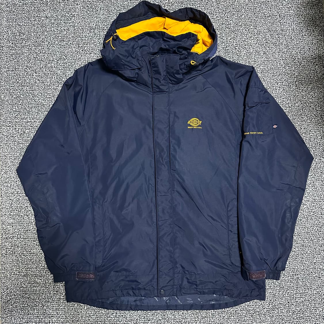 (XL추천) 디키즈 네이비 바람막이 후드 자켓 상품이미지1