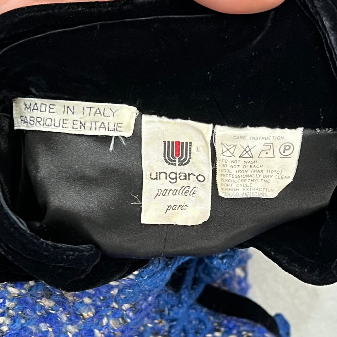 웅가로 트위드 자켓 y15762 상품이미지7