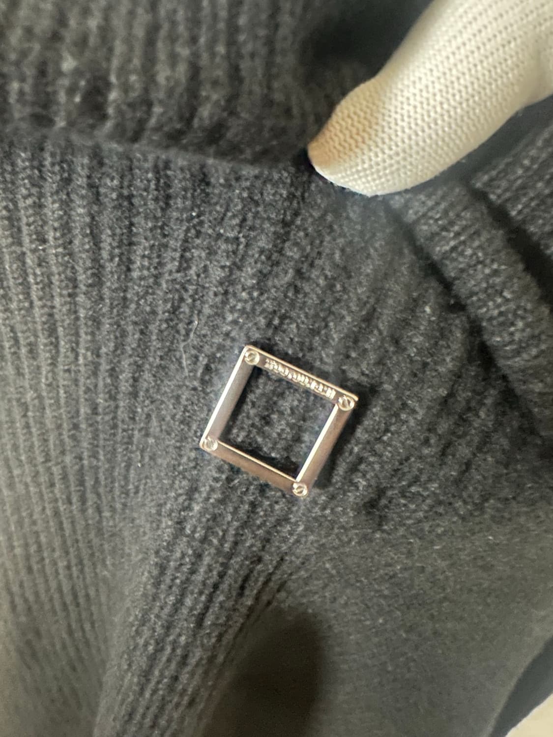 우영미 크롭 하프집업 니트 (46) 상품이미지4