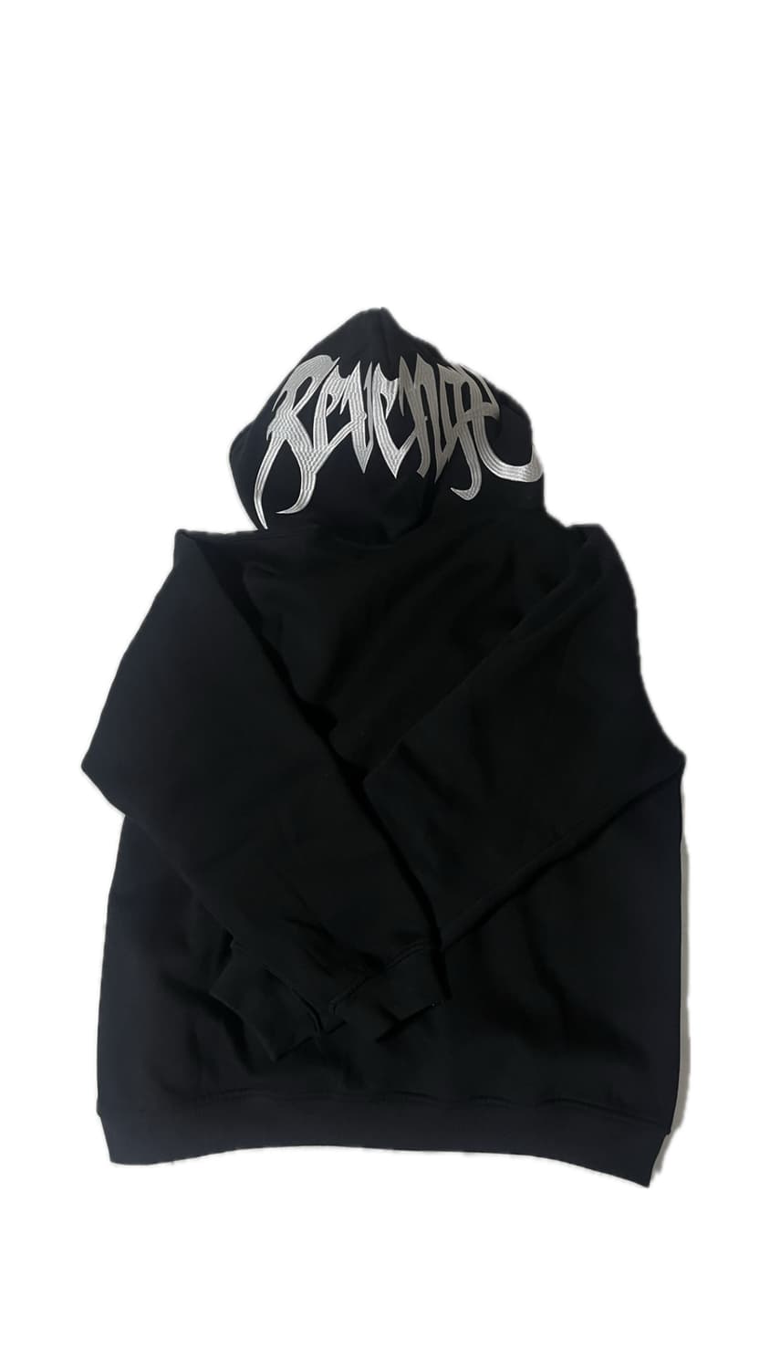 리벤지 자수 아치 로고 후드 풀집업 블랙 상품이미지2