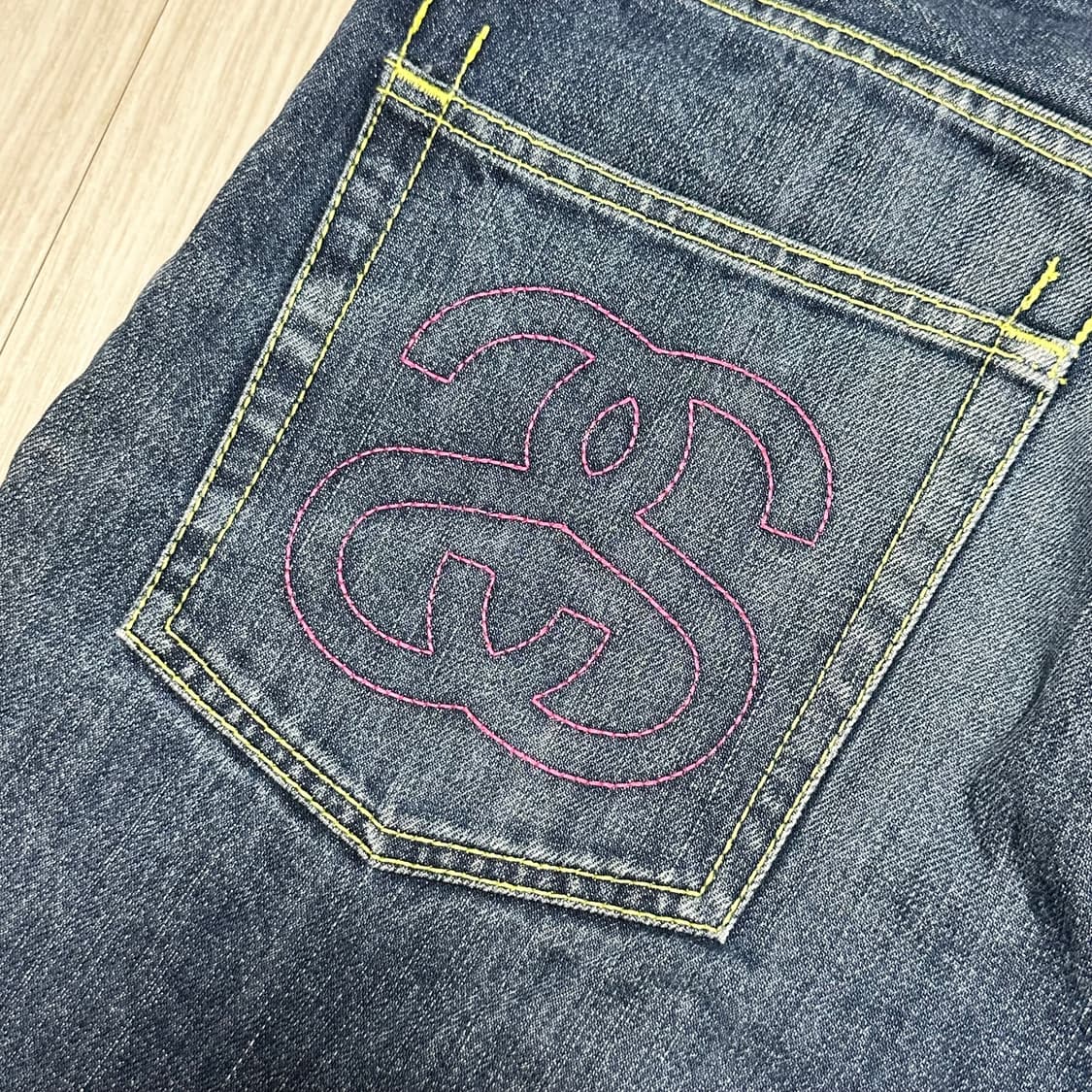 stussy rough & rugged denim shorts 상품이미지3