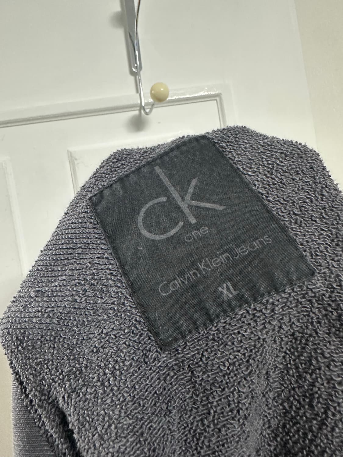 캘빈클라인 사선지퍼 절개 후드집업 상품이미지3