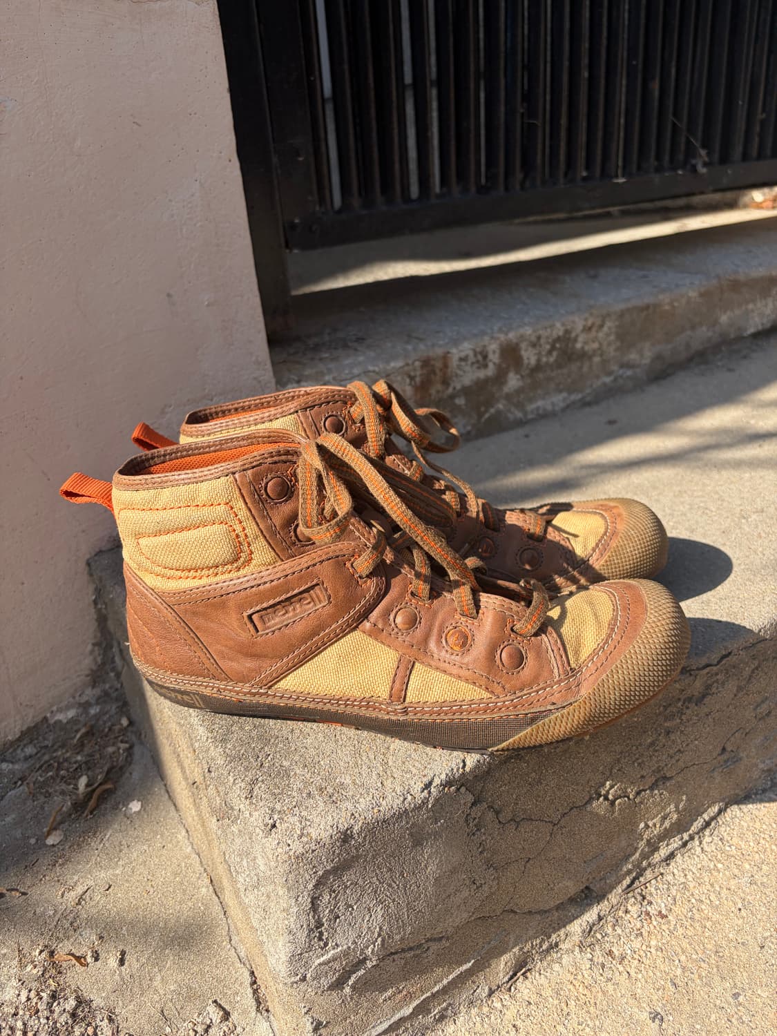 Merrell 하이탑 캔버스 레더 스니커즈 상품이미지3