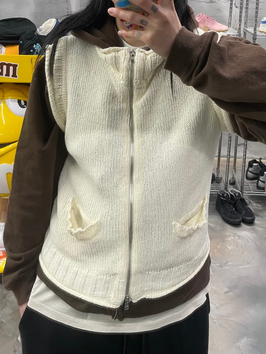 마뗑킴 스펠포인트 니트조끼 상품이미지10