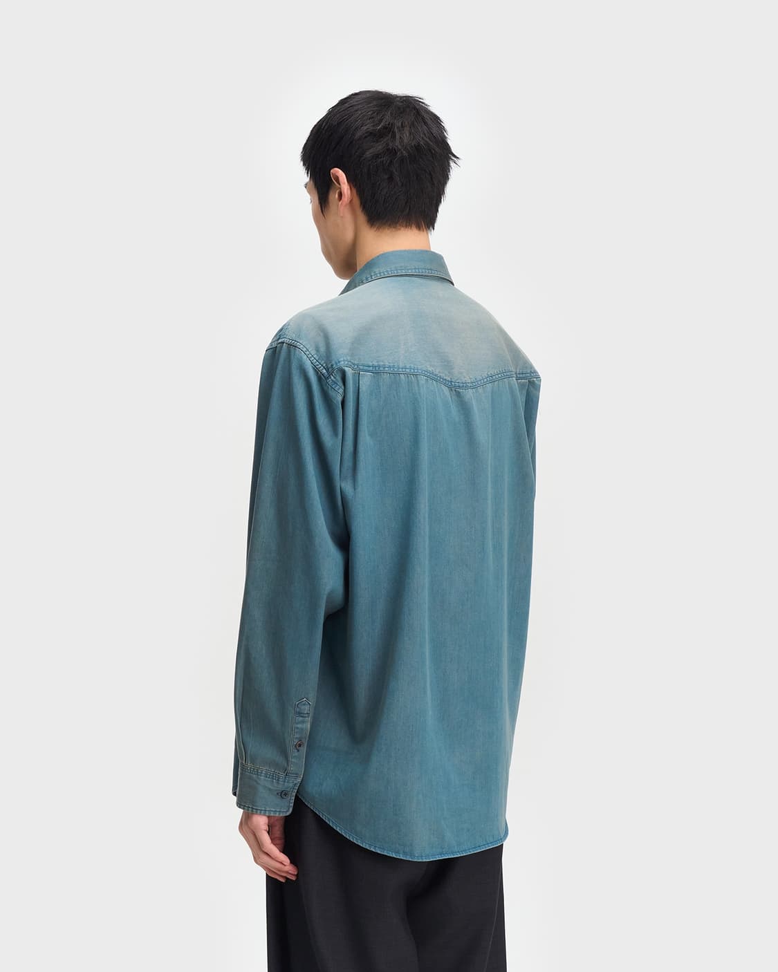 벨리에 세리프 데님셔츠 상품이미지3