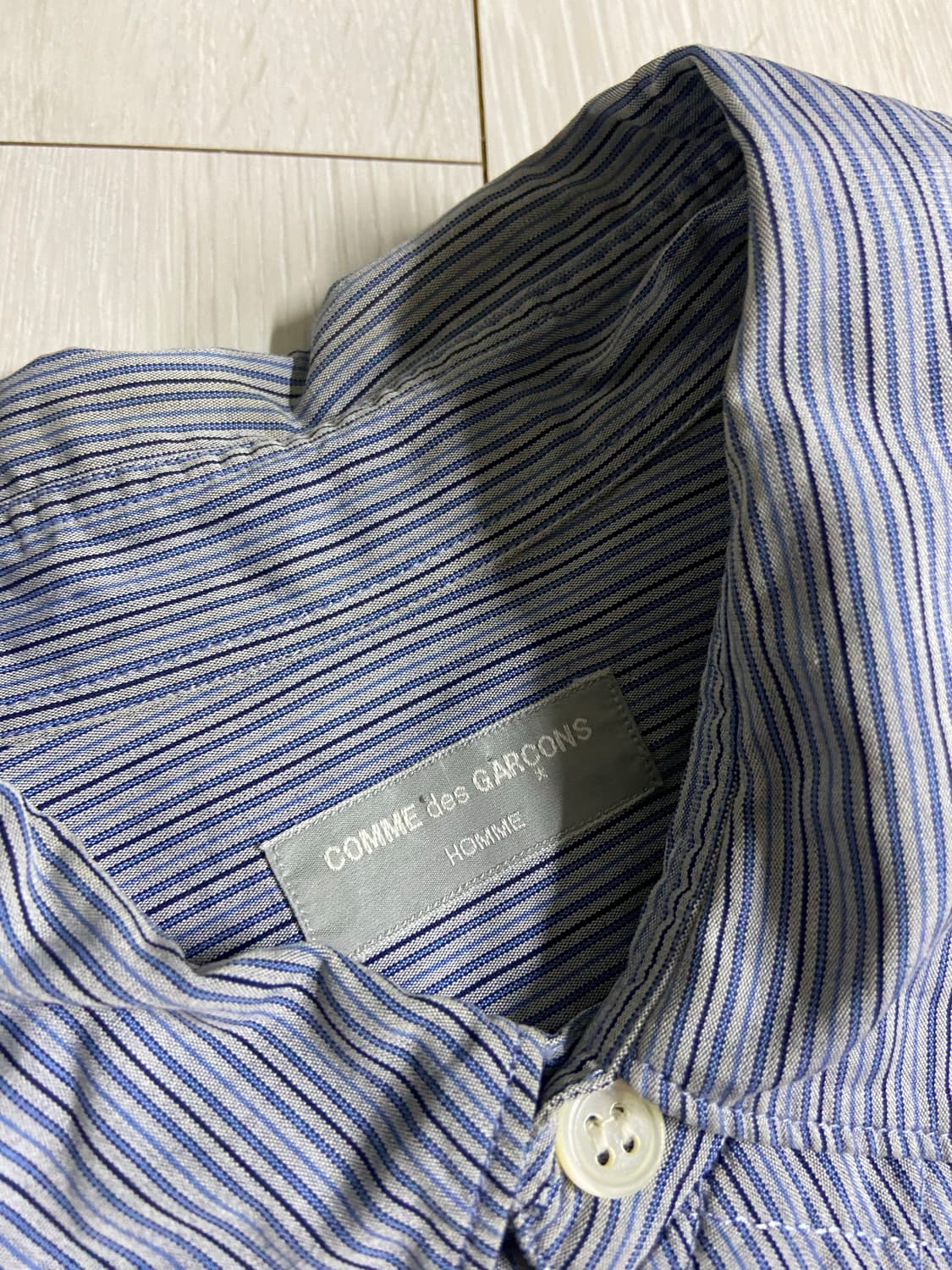 [OS] AD1997 꼼데가르송 옴므 퀄팅 셔츠 자켓 상품이미지5