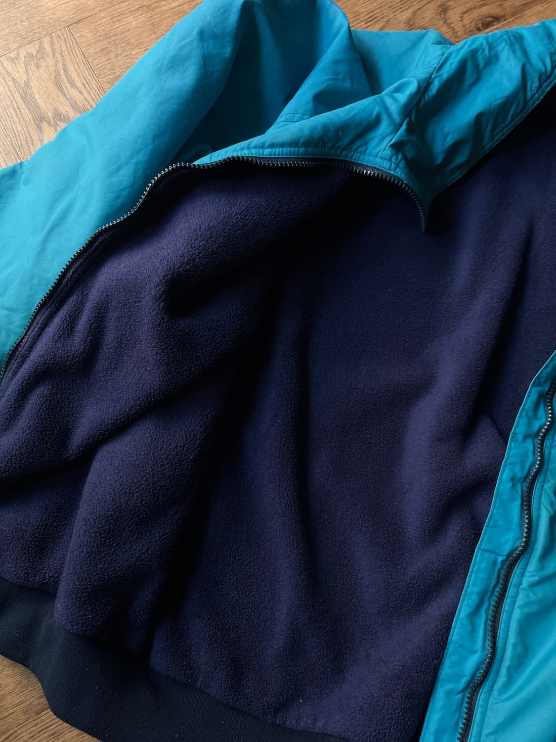 [XL]80's 파타고니아 USA 더티 나일론 쉘드 웜업 자켓 상품이미지7