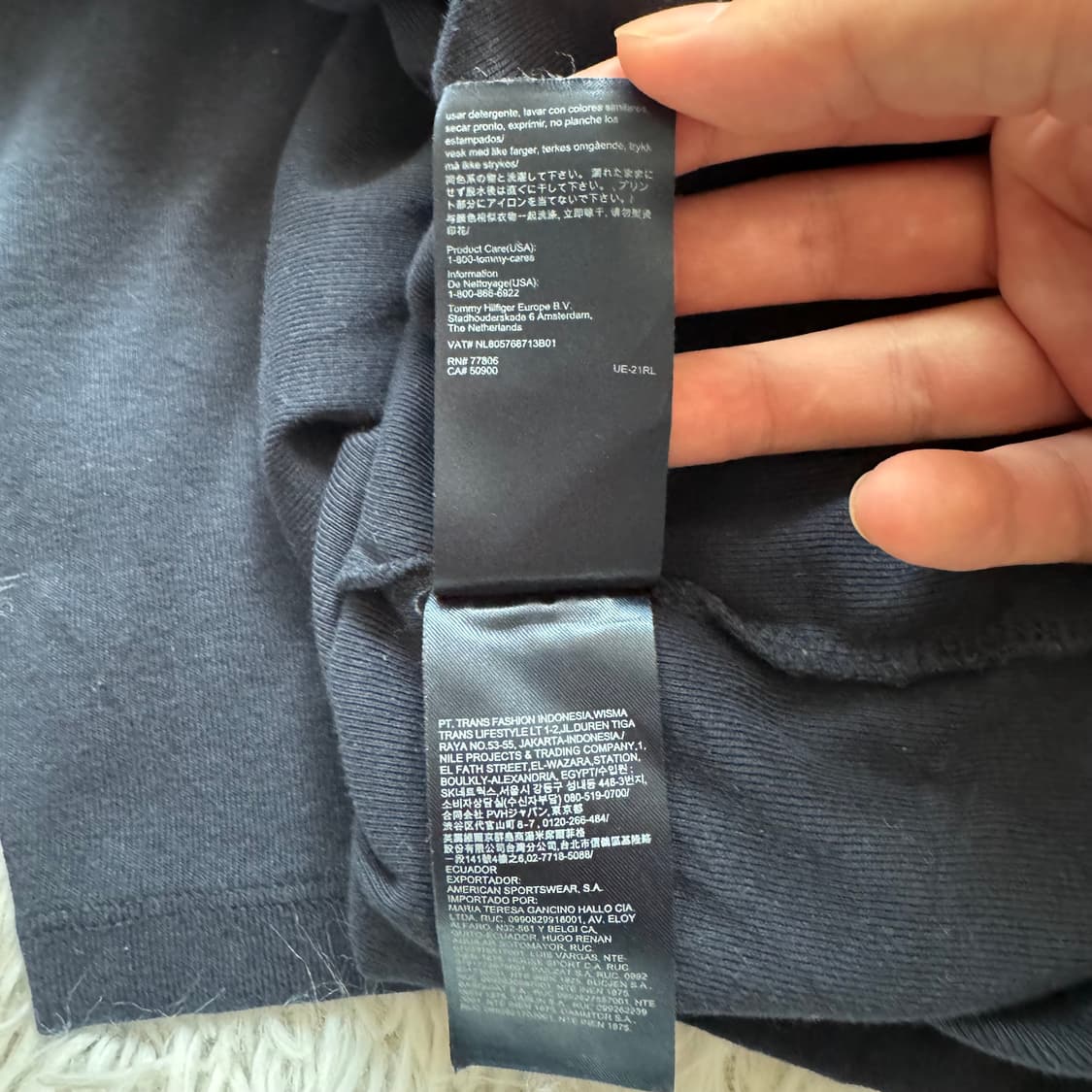 TOMMY HILFIGER 일본빈티지 딱붙핏 긴팔 타미 롱슬리브 S 36 상품이미지6