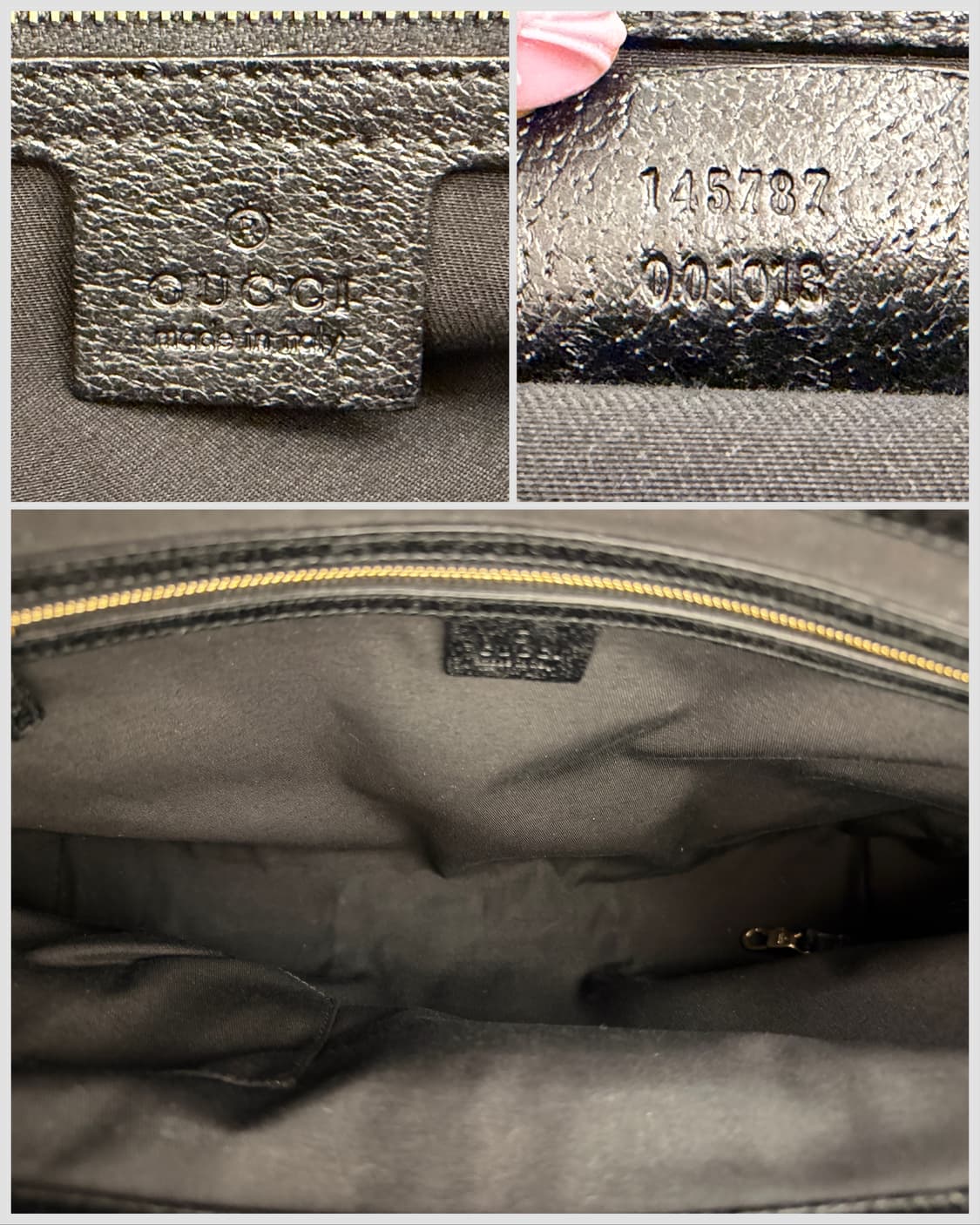 구찌 GG 벨벳 웹 스트라이프 토트백 상품이미지7