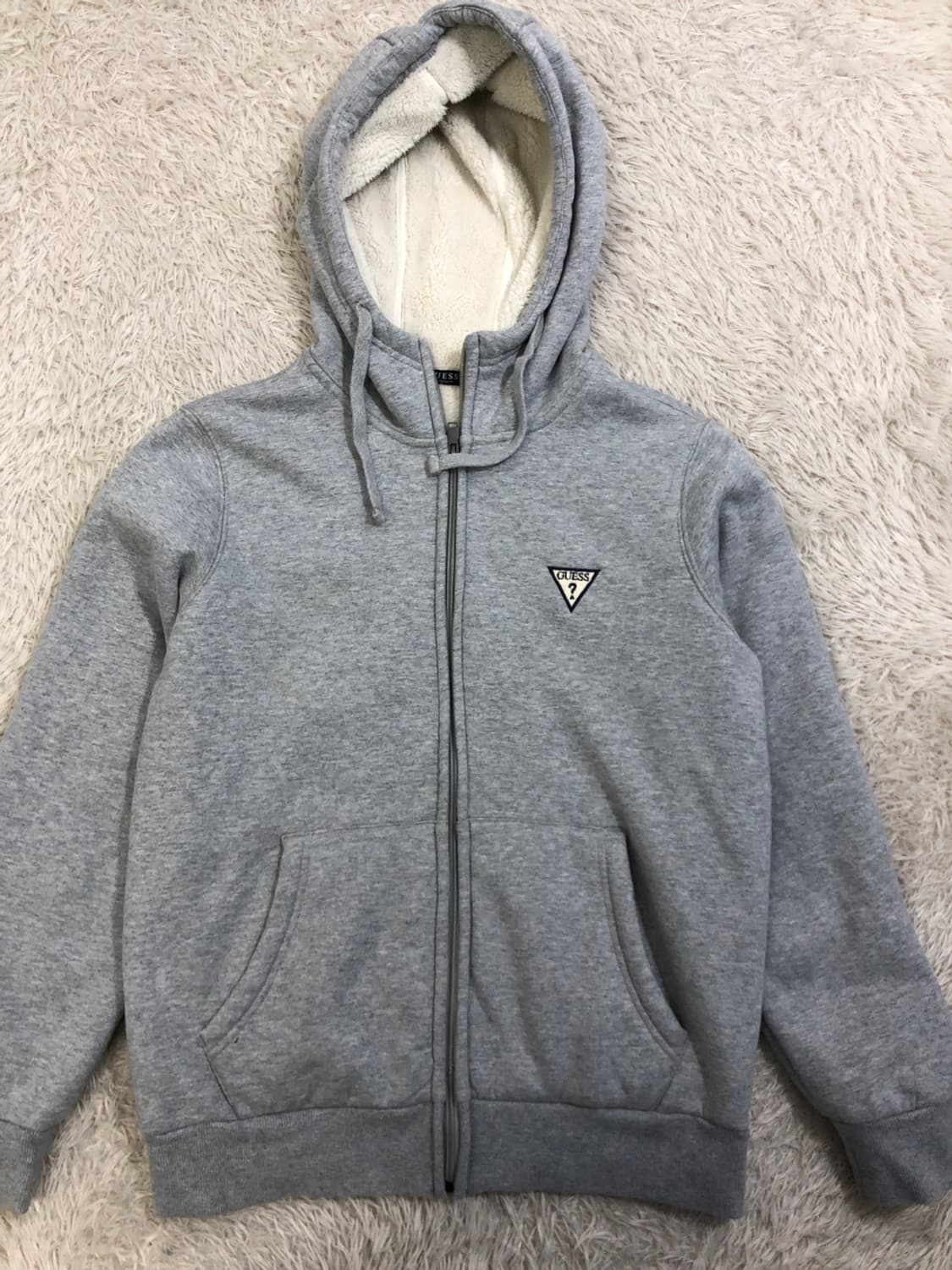 게스 퍼안감 후드 집업/#150 상품이미지1