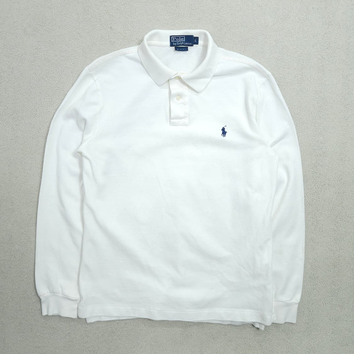 폴로 랄프 로렌 화이트 카라티 L  상품이미지1