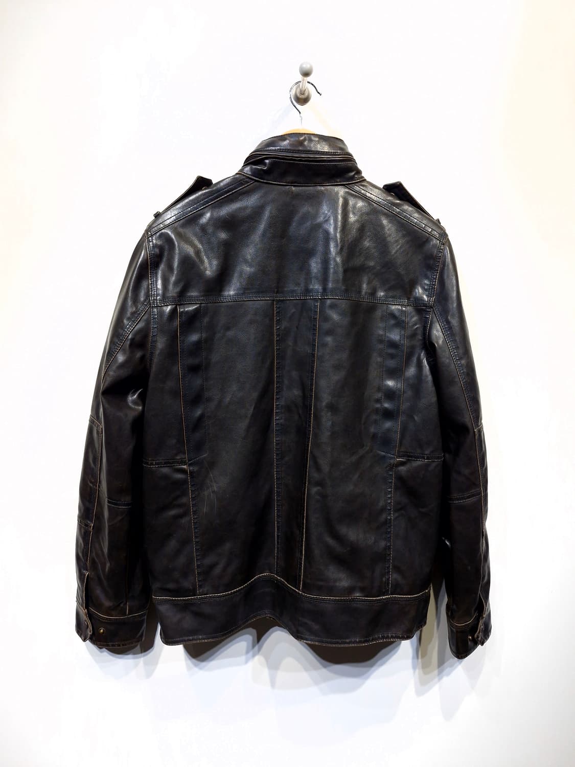 Levi's 리바이스 M65필드 레더 자켓 다크브라운 상품이미지2