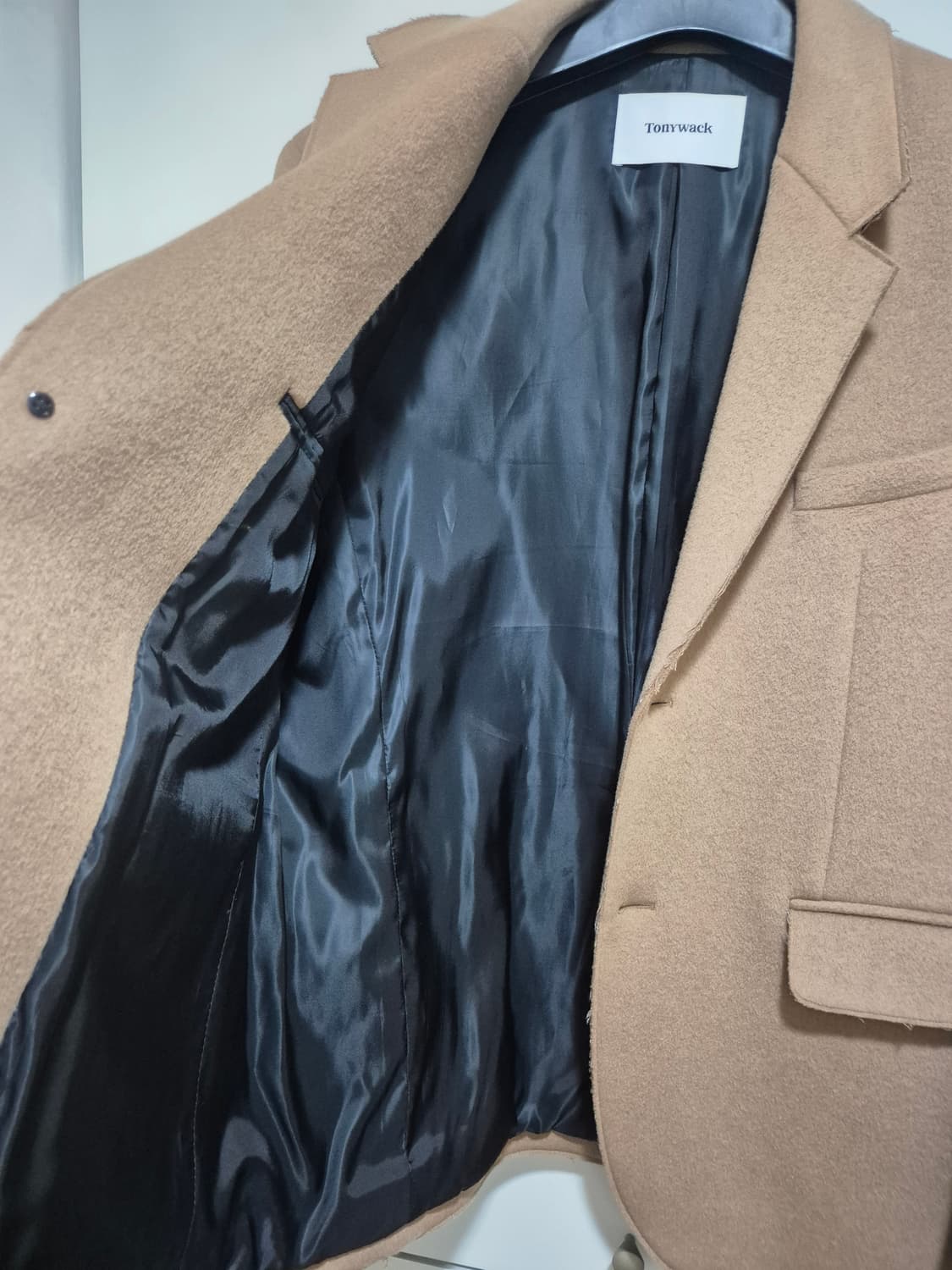 토니웩 커팅 블레이저 카멜 L 상품이미지5